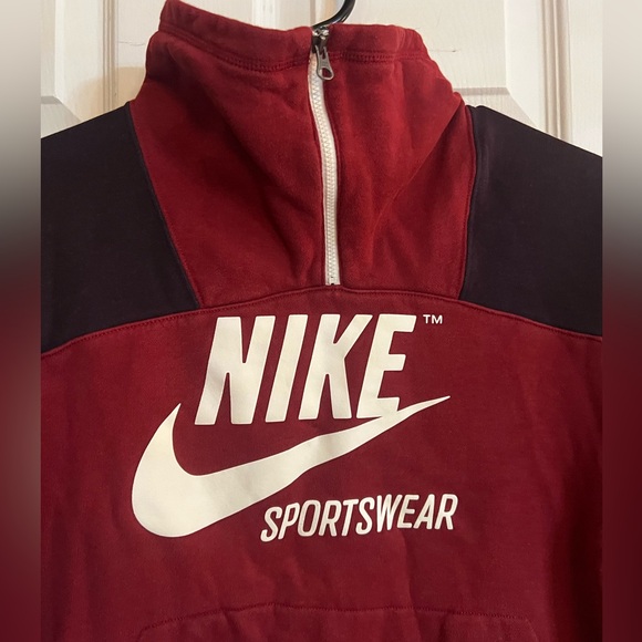 Nike Burgundy Sportswear Jacket - Picture 7 of 7